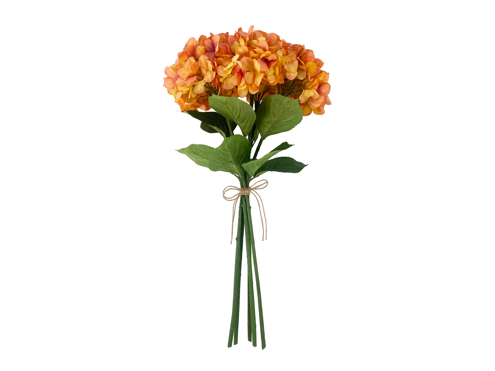 Orange hydrangea bouquet