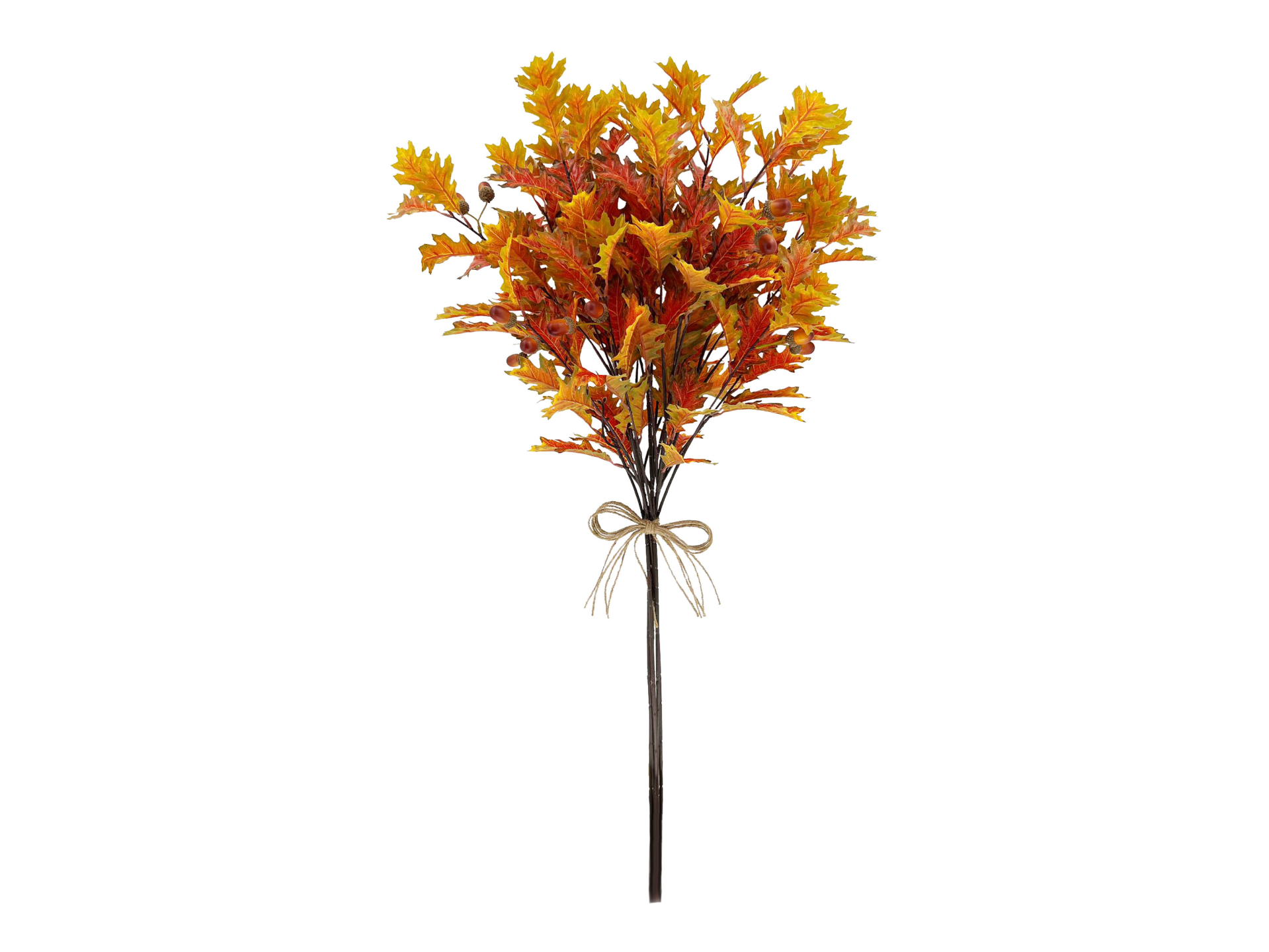 Yellow autumn leaves bouquet